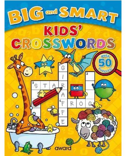 BIG + SMART KIDS' CROSSWORDS BOOK