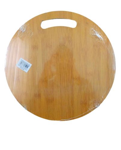 ROUND WOODEN CHOPPING BOARD