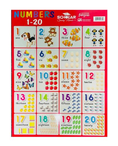 1-20 NUMBER CHART