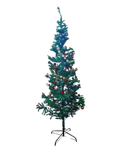 7FT  PINE CONE CHRISTMAS TREE NO DECORATIONS