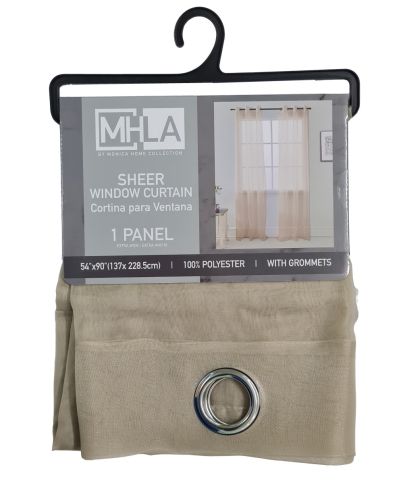 SOLID SHEER VOILE PANEL