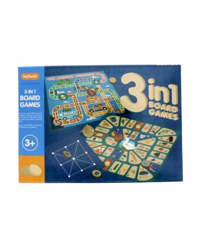 3 IN 1 BOARD GAME SET