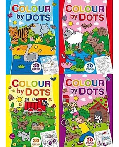 COLOUR BY DOTS ACTIVITY BOOK