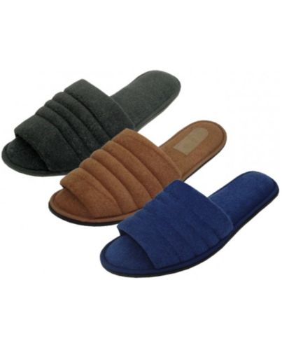 MEN'S TERRY HOUSE SLIPPERS
