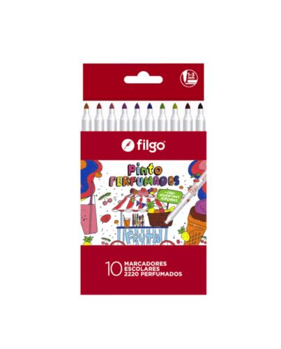 10 SCENTED ASSORTED MARKERS