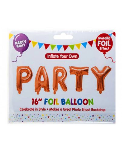 16'' FOIL PARTY BALLOON ROSE