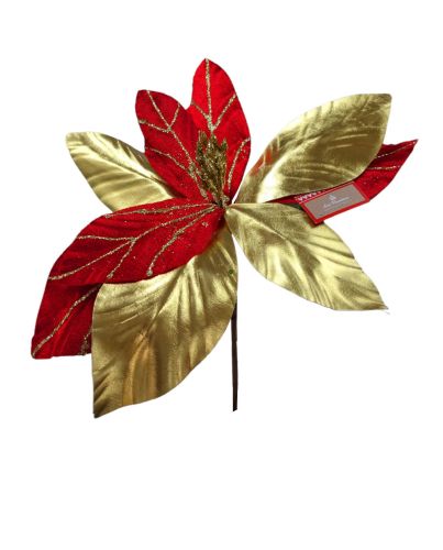 POINSETTIA RED & GOLD