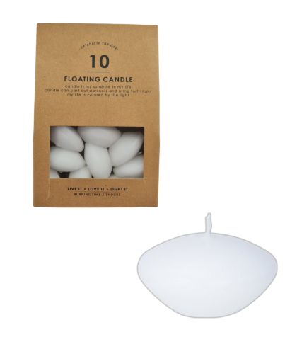 FLOATING CANDLES WHITE