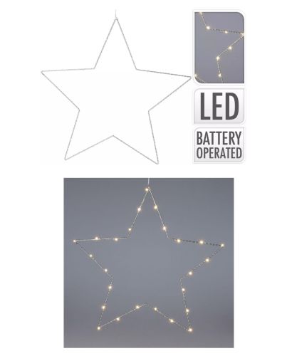 25 LED LIGHTING STAR (45cm)