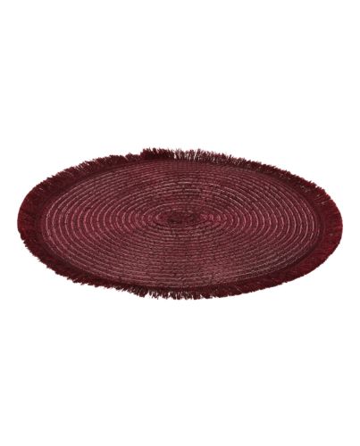 PLACEMAT WOVEN BURGUNDY