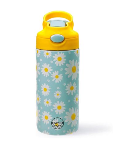 12OZ MAYIM STAINLESS STEEL WATER BOTTLE DAISIES