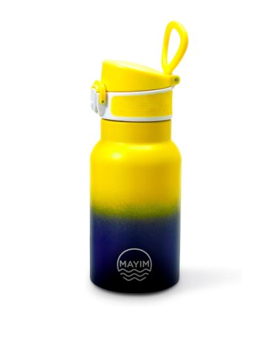 12OZ MAYIM STAINLESS STEEL BOTTLE YELLOW/BLUE