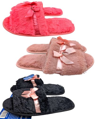 LADIES WINTER SLIPPERS BOW