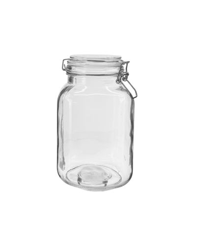 GLASS JAR SQUARE 3.0L