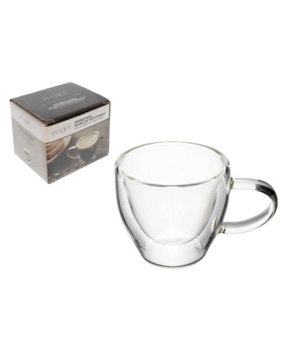 DOUBLE WALL GLASS CUP