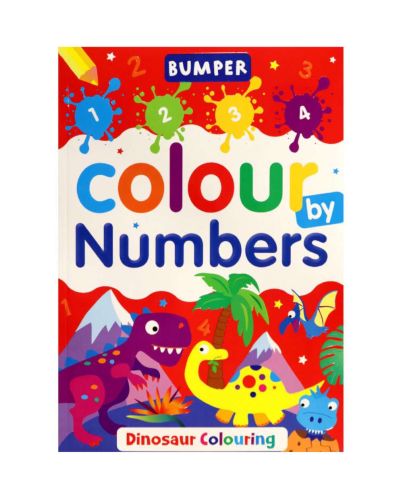 BUMPER COLOUR BY NUMBER DINO