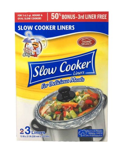 SLOW COOKER LINERS 3CT