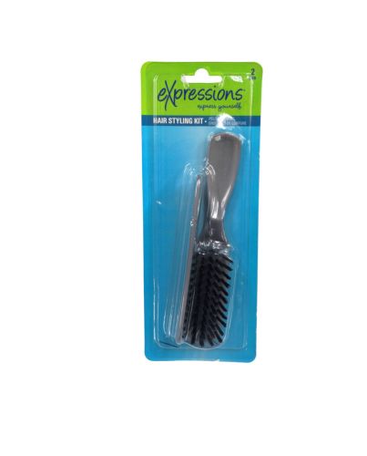 BRUSH AND POCKET COMB