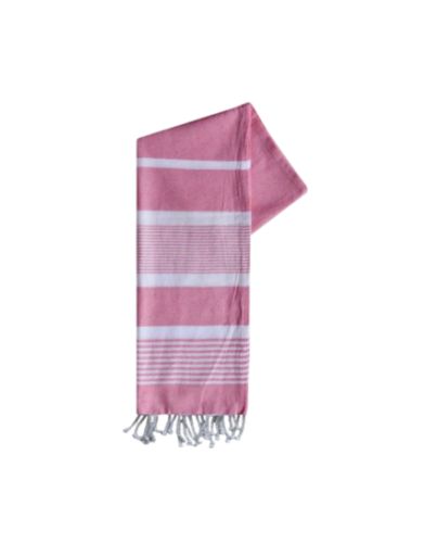 BEACH COVER UP PINK STRIPE