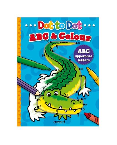 DOT TO DOT:ABC AND COLOUR UPPERCASE LETTERS