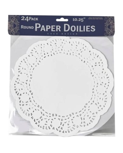 24PC ROUND PAPER DOILIES