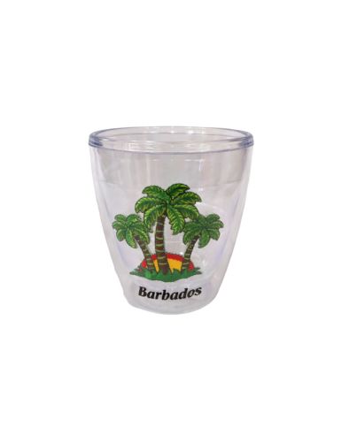 PALM TREE INSULATED 12OZ CUP W/PATCH