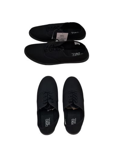 MEN CANVAS SHOE BLACK 7-13