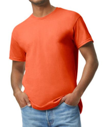 MEN T SHIRT ORANGE SMALL