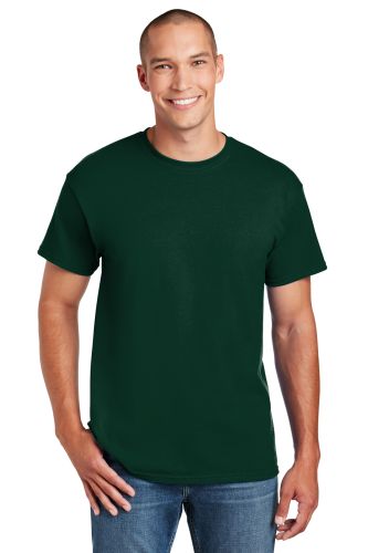 MEN T SHIRT MARINE GRN LRG