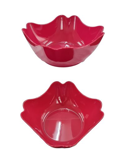 ROSE ACRYLIC TULIP BOWL