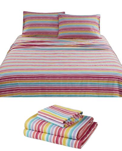 STRIPES TWIN PRINTED SHEETS