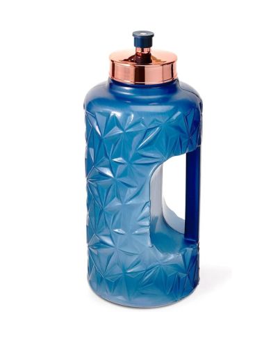 1.8L TEXTURED JUG CAP ROSE GOLD/ BLUE