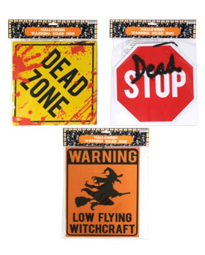 WARNING ROAD SIGNS