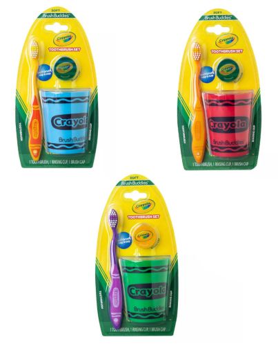 TOOTHBRUSH GIFT SET CRAYOLA