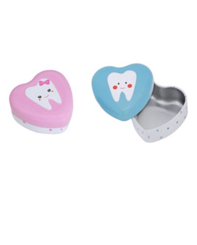 TOOTH FAIRY TIN BOX HEART