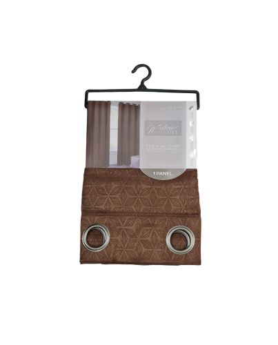 LENOX GROMEMET W/CURTAIN CHOCOLATE