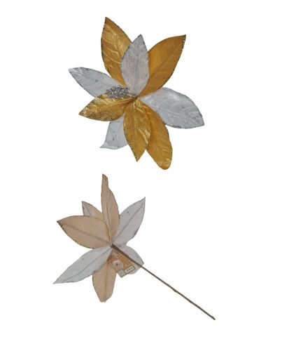 POINSETTIA GOLD/SILVER