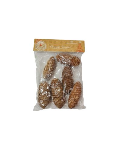 PINECONE 6PC NATURAL