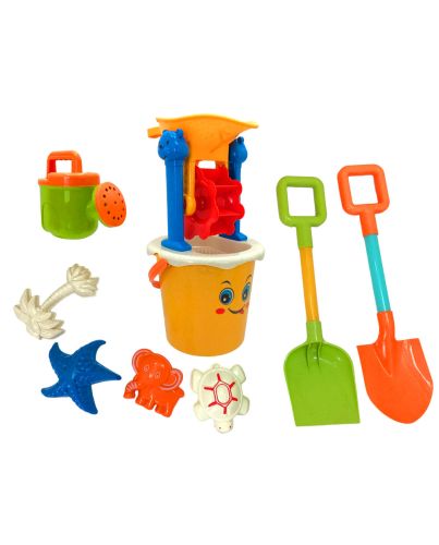 8 PC BEACH SET W/BUCKET