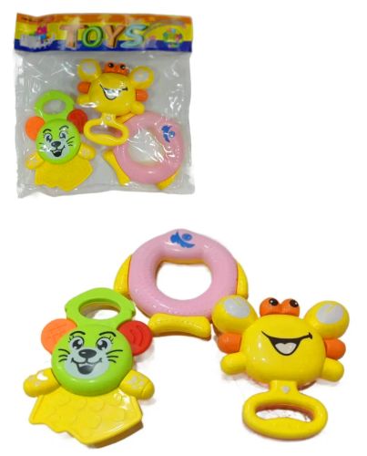 ANIMAL SHAPED BABY RATTLES