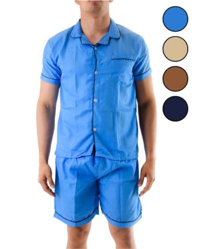 MEN PYJAMA S/S SHIRT & SHORTS