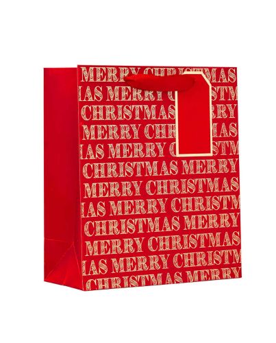 MERRY XMAS MEDIUM GIFT BAG