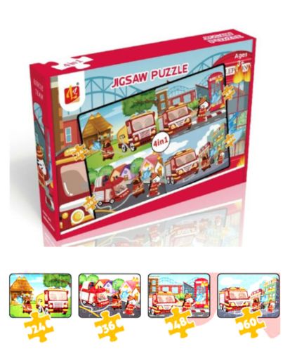 4 IN 1 THEME PUZZLE 168PCS