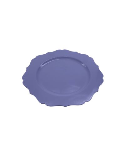 PLASTIC CHARGER PLATE LILAC