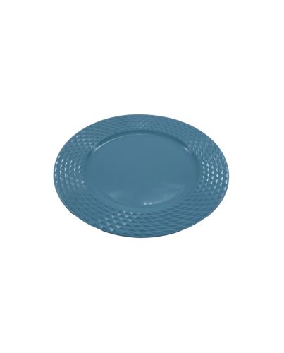 PLASTIC CHARGER PLATE SKY BLUE