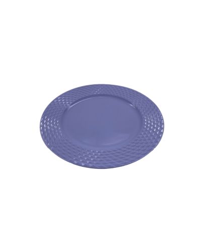 PLASTIC CHARGER PLATE LILAC