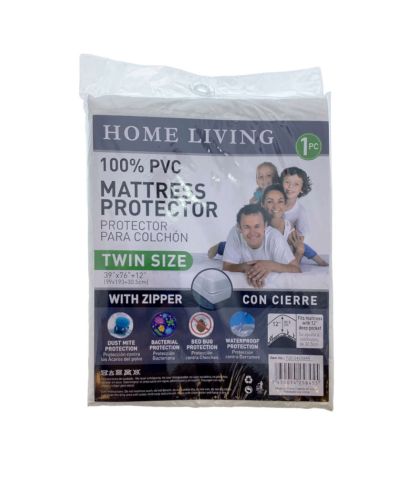 1PC PVC MATTRESS COVER ZIP