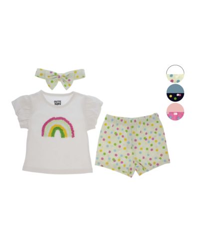 NEWBORN GIRLS 3PC SET