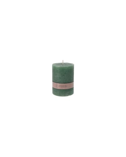 CANDLE PILLAR 6X8CM D GREEN