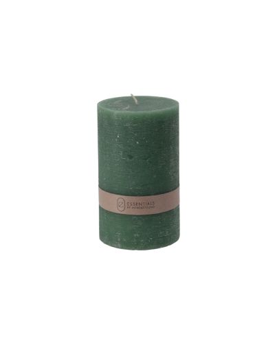 CANDLE PILLAR 15CM D GREEN